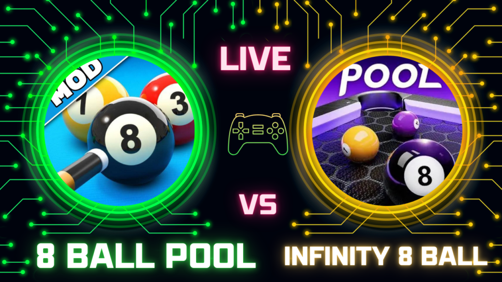 8 Ball Pool vs Infinity 8 Ball™ Pool King: Best Billiards Game for Mobile in 2026